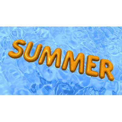Vinyl Summer Pool motion graphic preview.