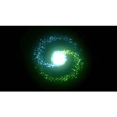 Synergy Light Particles Logo Reveal motion graphic preview.