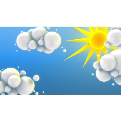 Round Cloud Sky motion graphic preview.