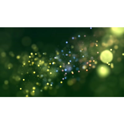 Emerald Molecules motion graphic preview.