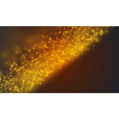 Golden Cluster motion graphic preview.