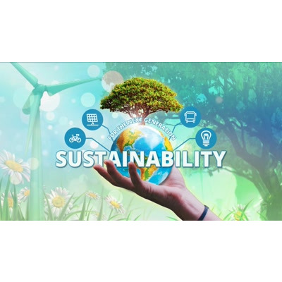 Global Sustainability in Hand motion graphic preview.