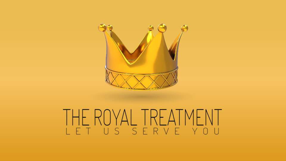 Royal Treatment motion graphic preview.