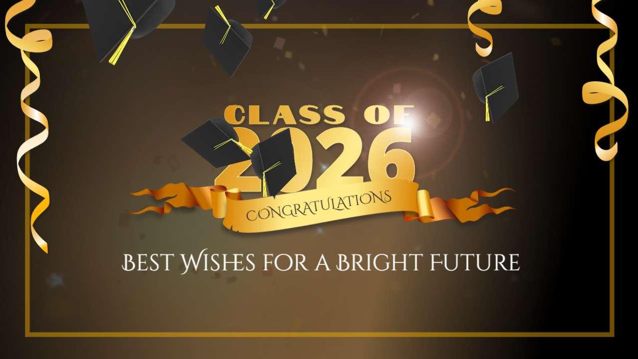 Graduation Class Celebration motion graphic preview.