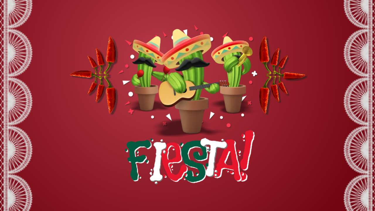 Fiesta Mariachi Band motion graphic preview.