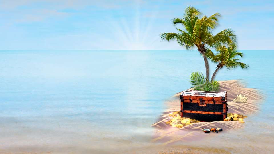 Treasure Island motion graphic preview.