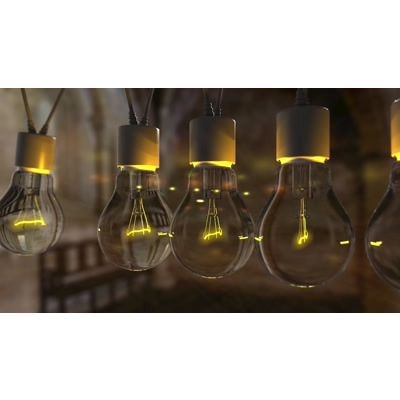 Lightbulb Pendulum motion graphic preview.