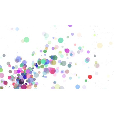 Particle Glow motion graphic preview.