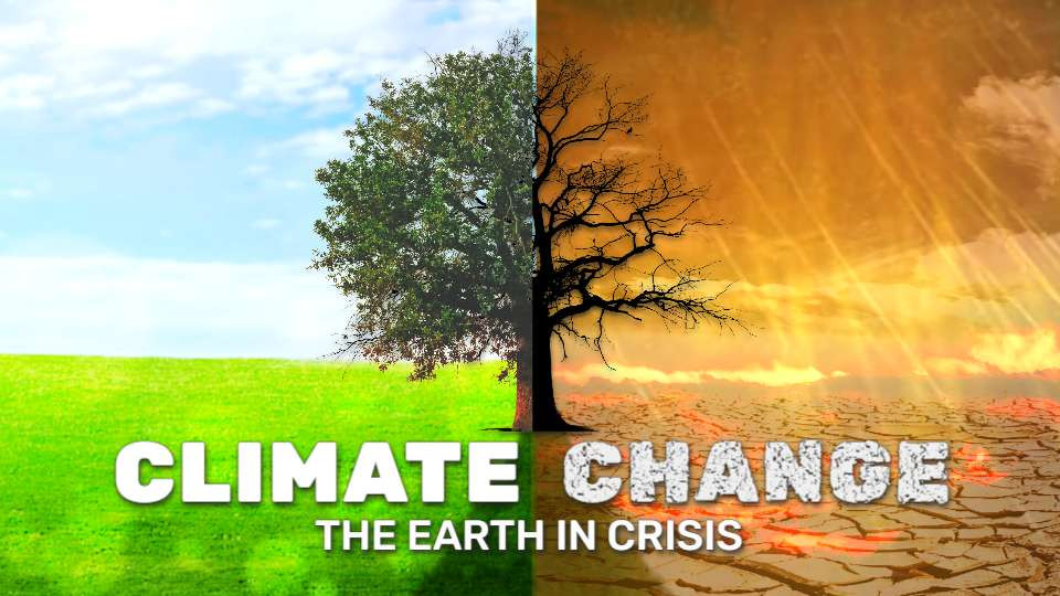 Climate Change Crisis motion graphic preview.