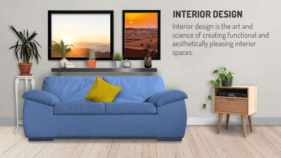 Living Room Mockup | Video Background for PowerPoint - PresenterMedia.com