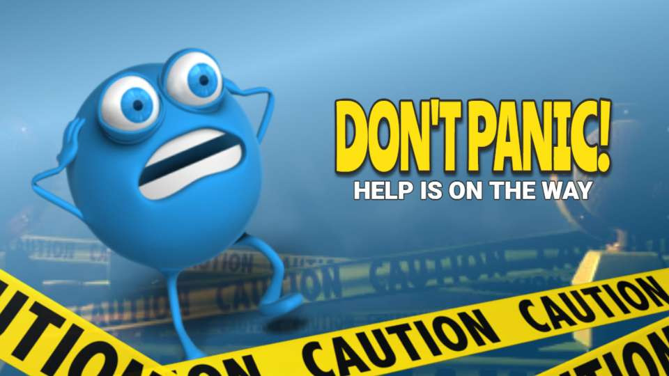 roundy do not panic video background preview image.