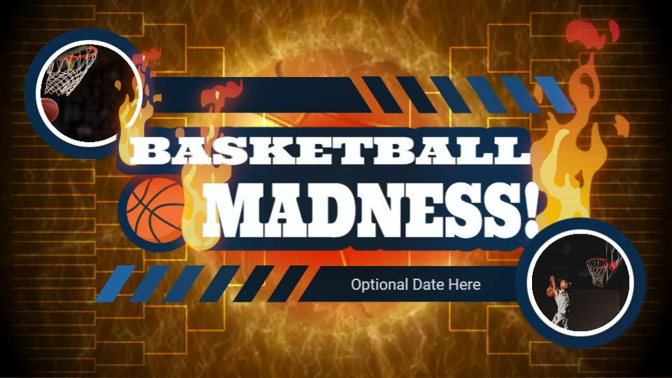 Basketball Madness - Editable Video motion graphic preview.