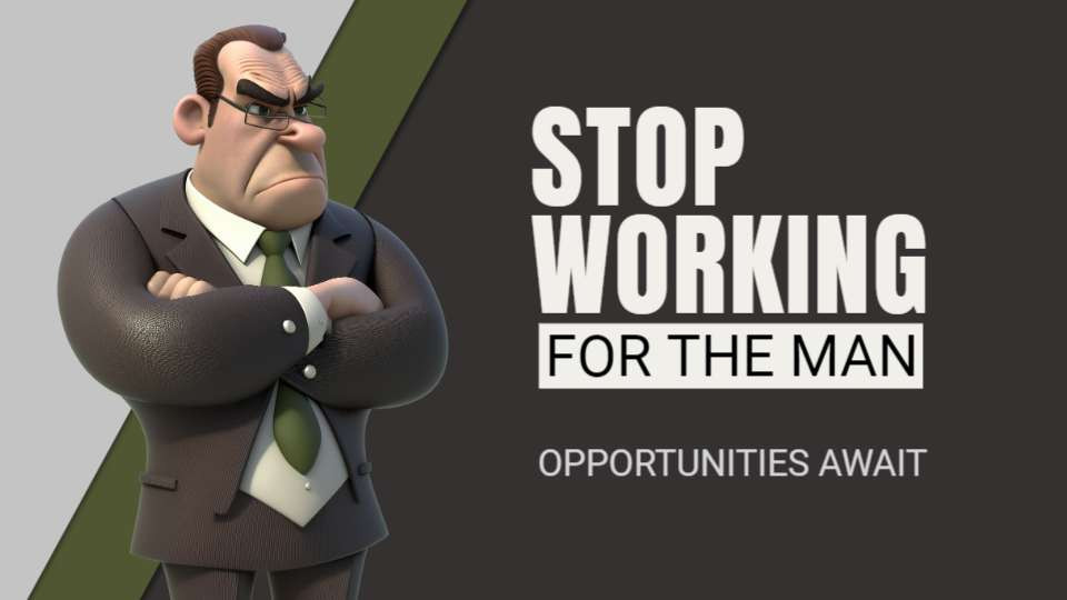 Working For The Man -  Business Video Template motion graphic preview.