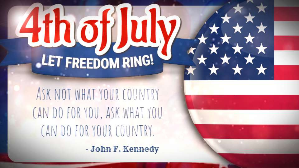 Let Freedom Ring Patriotic Video Background motion graphic preview.