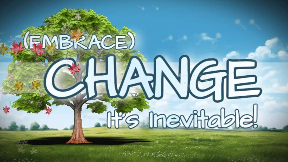 Embrace Change Video: Transformation Through Seasons motion graphic preview.