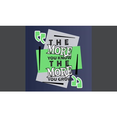 Know and Grow Animation Quote motion graphic preview.