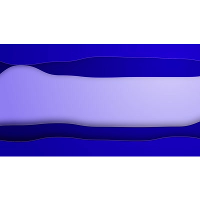 Blue Horizontal Papercut Waves Motion Video motion graphic preview.