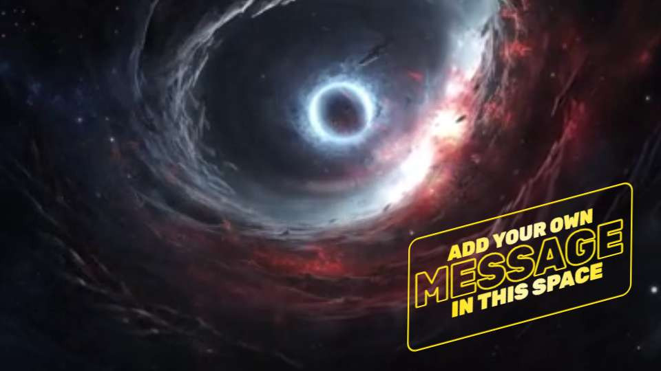 Black Hole Swirl Video motion graphic preview.
