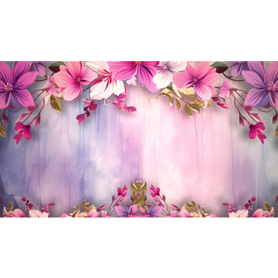 Growing Pink Flowers motion graphic preview.