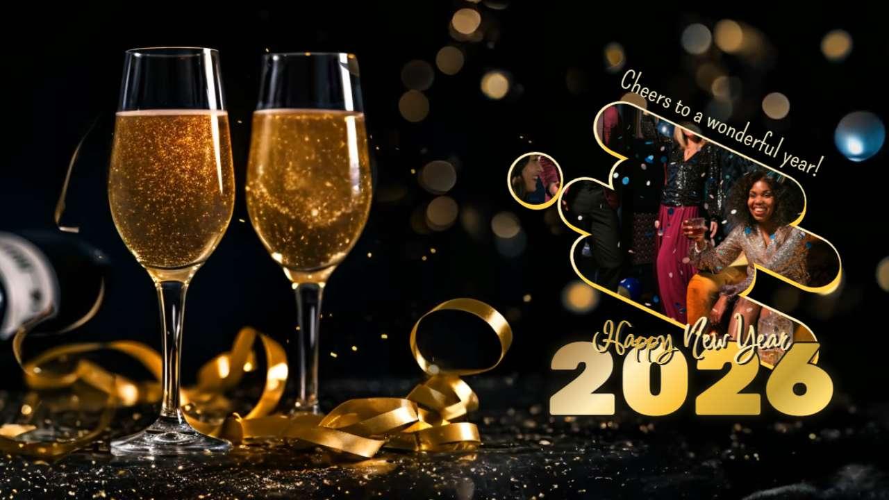 Champagne Celebration Party motion graphic preview.
