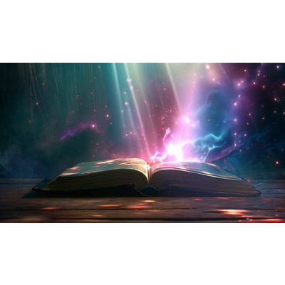 An Old Magic Book Video Backdrop motion graphic preview.