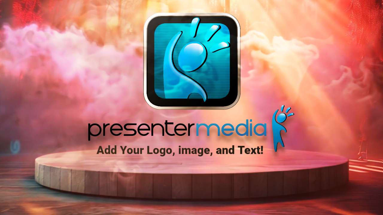 Smoky Product Stage Video motion graphic preview.