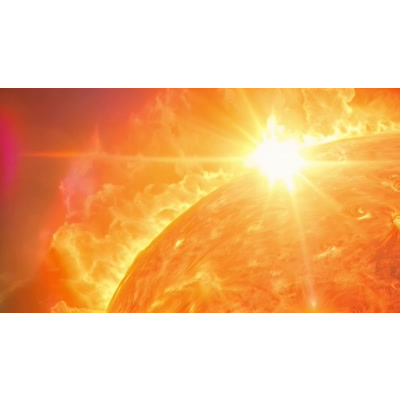 Solar Flares motion graphic preview.