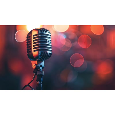 Retro Microphone Motion Video motion graphic preview.