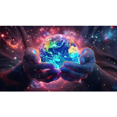 World in the Palm of your Hands Video motion graphic preview.