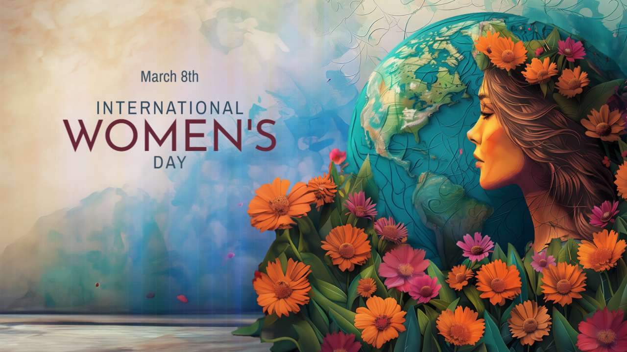 International Women's Day Video motion graphic preview.