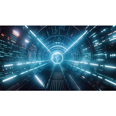 Technology Tunnel motion graphic preview.
