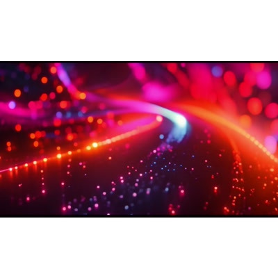 Neon Digital Road Background Video motion graphic preview.