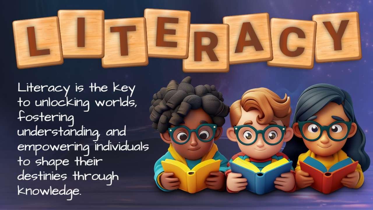 Literacy Reading Video motion graphic preview.