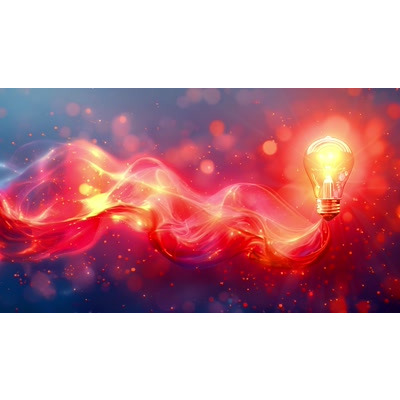 Idea Flow Light Bulb Motion Video motion graphic preview.