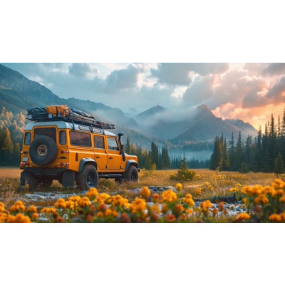 Off-road Travel Adventure Motion Video motion graphic preview.