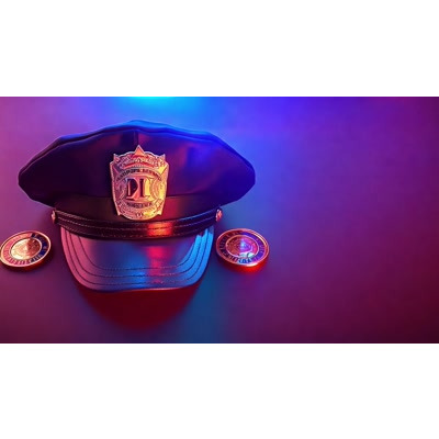 Police Lights Hat Motion Video motion graphic preview.