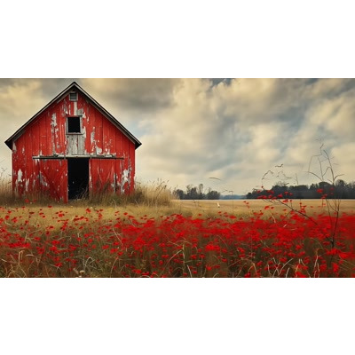 Rustic Barn Time-lapse Video motion graphic preview.