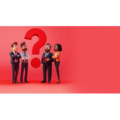 A Video Background Business Inquiry Question motion graphic preview.