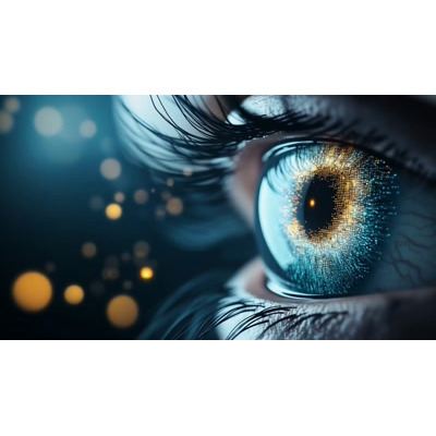 Digital Human Eye – Futuristic Technology Video Background motion graphic preview.