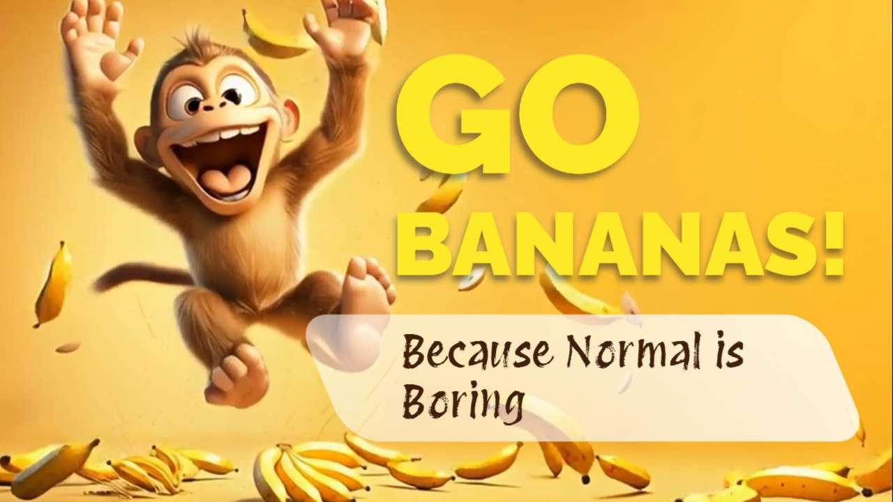 A Video Background of a Happy Monkey Celebration motion graphic preview.