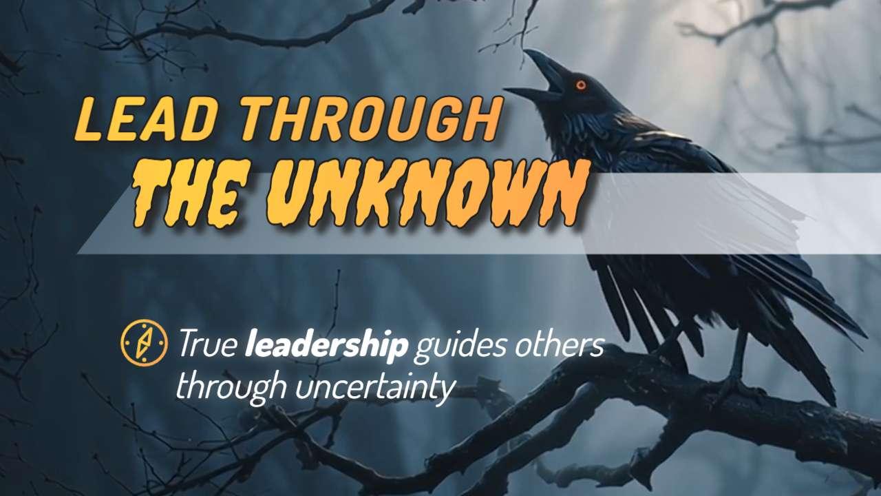 Video of a Raven in Misty Forest motion graphic preview.