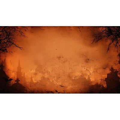 Spooky Graveyard Video Background motion graphic preview.