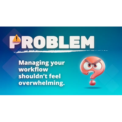 Problem-Solving - Customizable Video motion graphic preview.